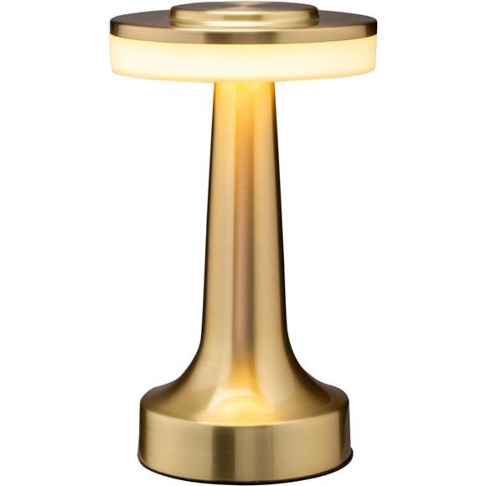 Portable LED Table Lamp Touch Sensor Dimmable Rechargeable Night Light Gold